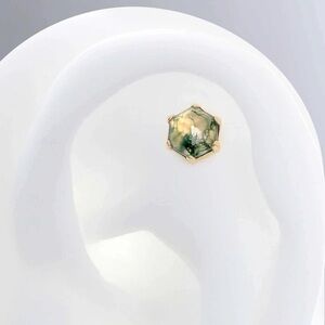 Pupil Hall Family Ghost in Moss Agate